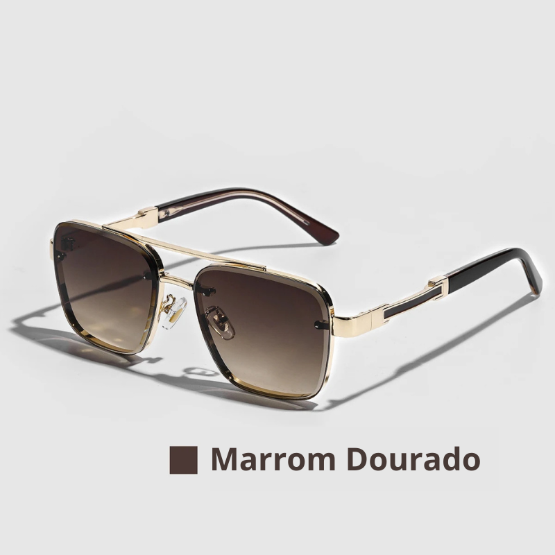 Óculos de Sol Masculinos de Luxo Estilo Executivo | BOLDMAN