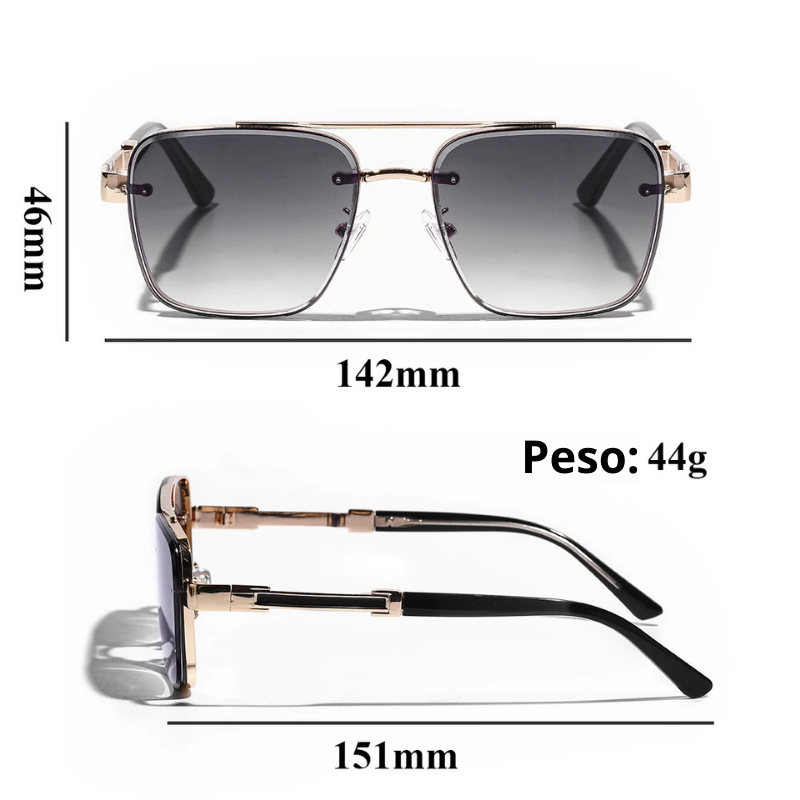 Óculos de Sol Masculinos de Luxo Estilo Executivo | BOLDMAN