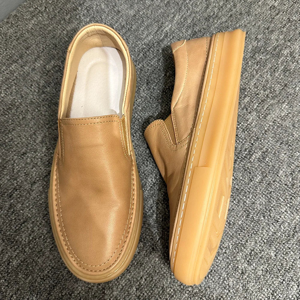 Sapato Masculino de Couro Genuíno e Antiderrapante - BOLDMAN