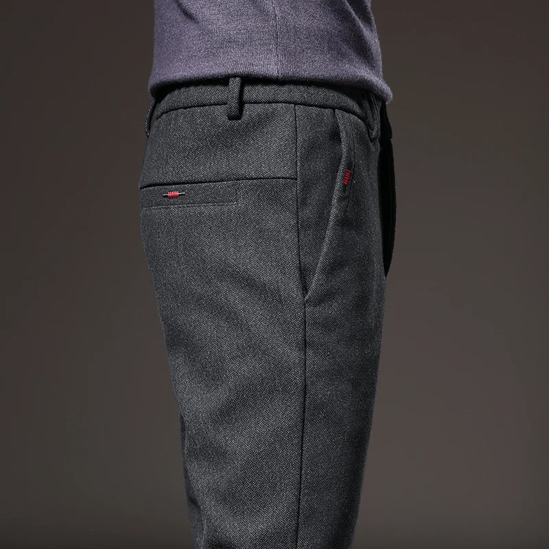 Calça Casual Masculina Slim Outono/Inverno Versátil – BOLDMAN