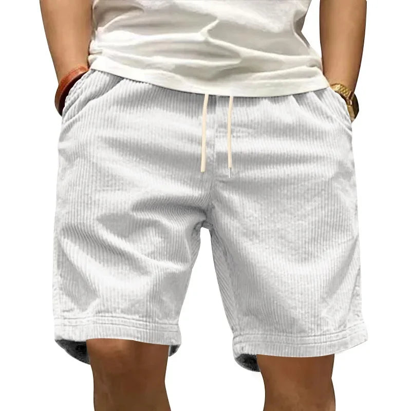Shorts Masculino de Veludo Cotelê - BOLDMAN