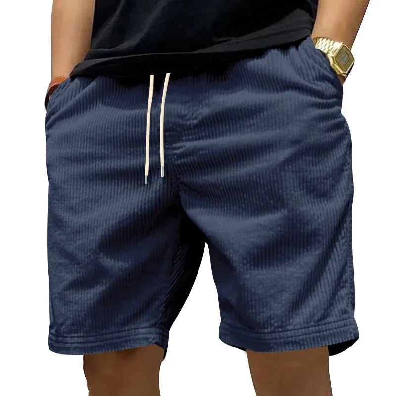Shorts Masculino de Veludo Cotelê - BOLDMAN