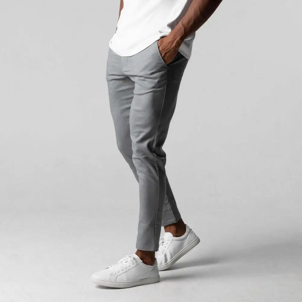 Calça Social Slim Fit Masculina | Cós Elástico | BOLDMAN