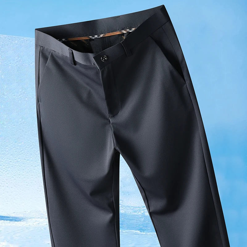 Calça Masculina de Verão Reta | Tecido Fresco | BOLDMAN