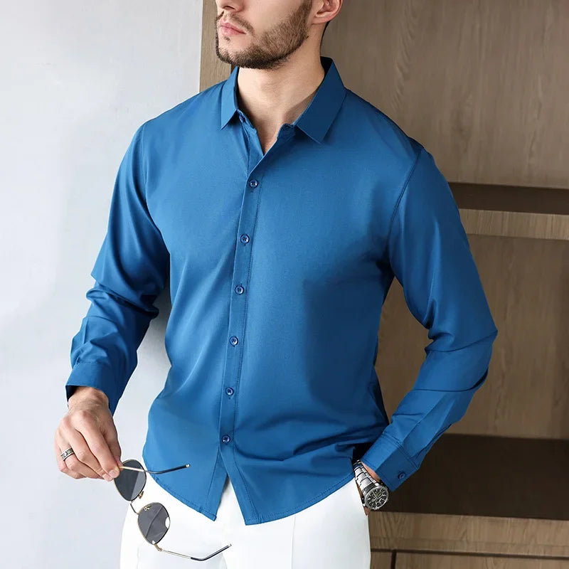 Camisa Social Masculina em Algodão Egípcio Premium | BOLDMAN
