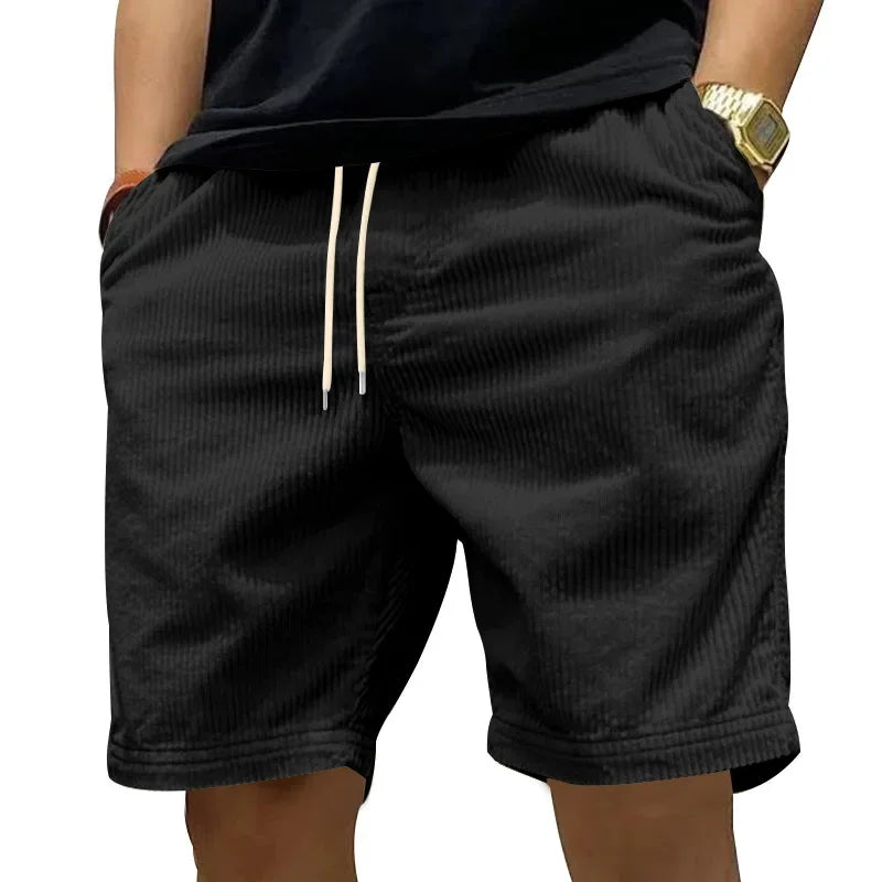 Shorts Masculino de Veludo Cotelê - BOLDMAN