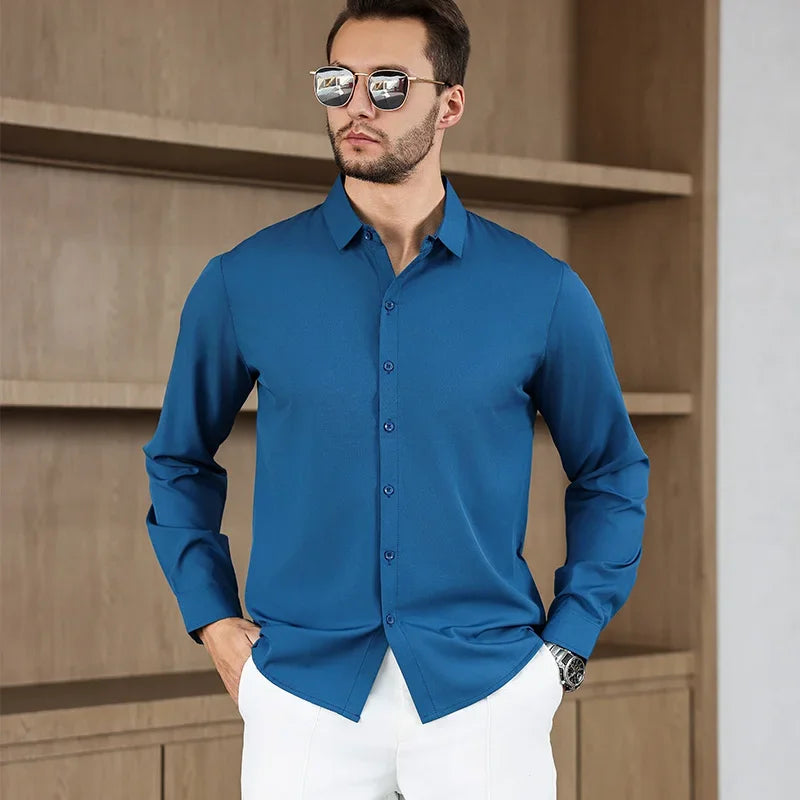 Camisa Social Masculina em Algodão Egípcio Premium | BOLDMAN