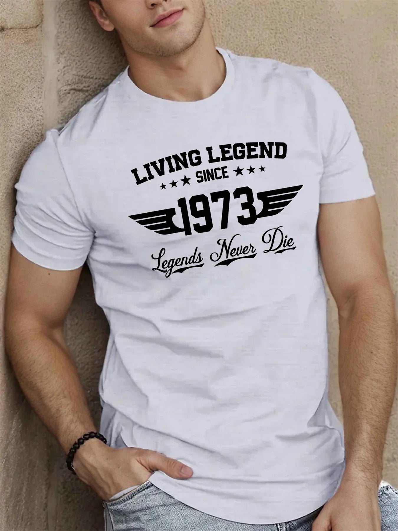 Camiseta Masculina Verão 100% Algodão Plus Size Estampada 1973 - BOLDMAN