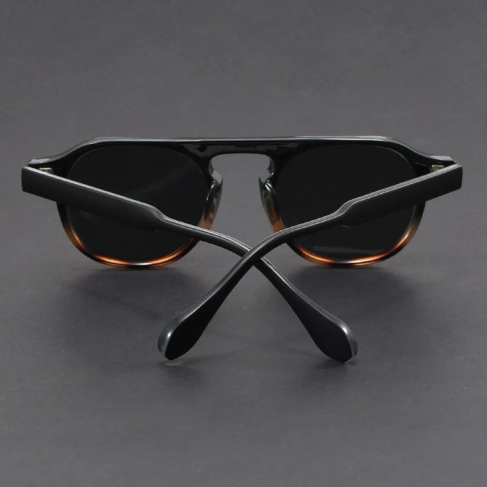 Óculos de Sol em Acetato Premium | Estilo Vintage Masculino | BOLDMAN
