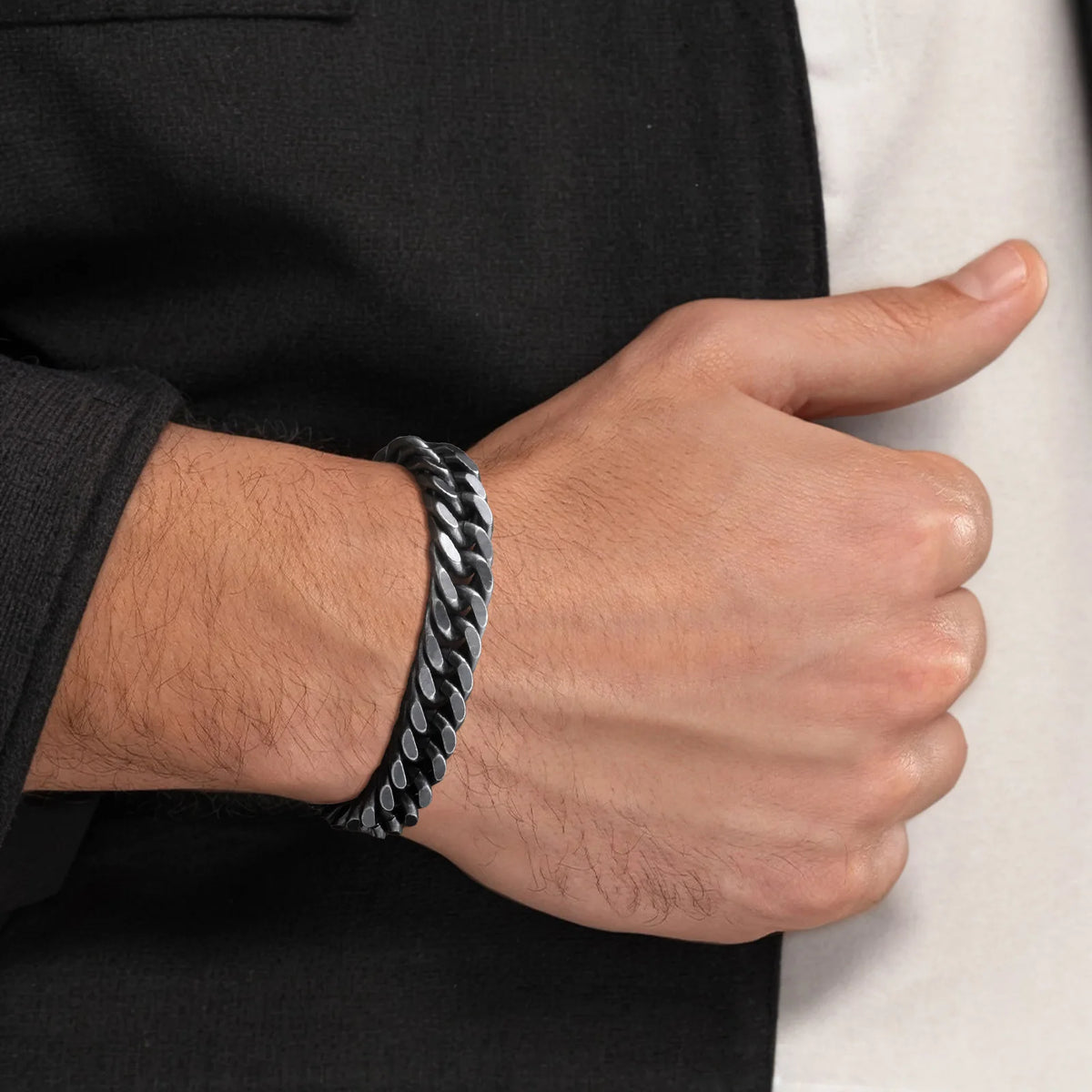 Pulseira Masculina em Aço Inoxidável Retrô - BOLDMAN