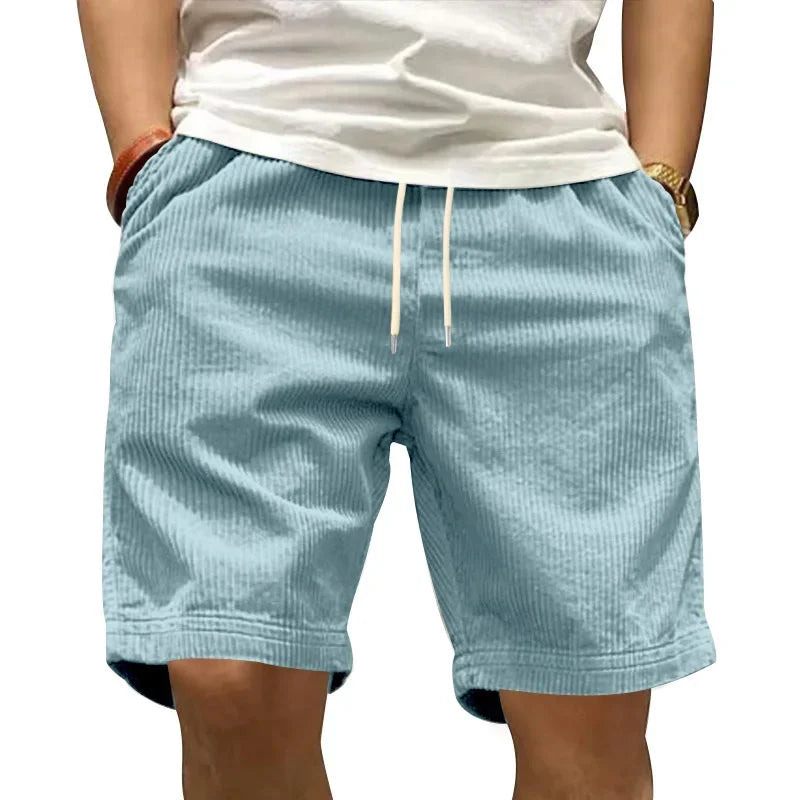 Shorts Masculino de Veludo Cotelê - BOLDMAN