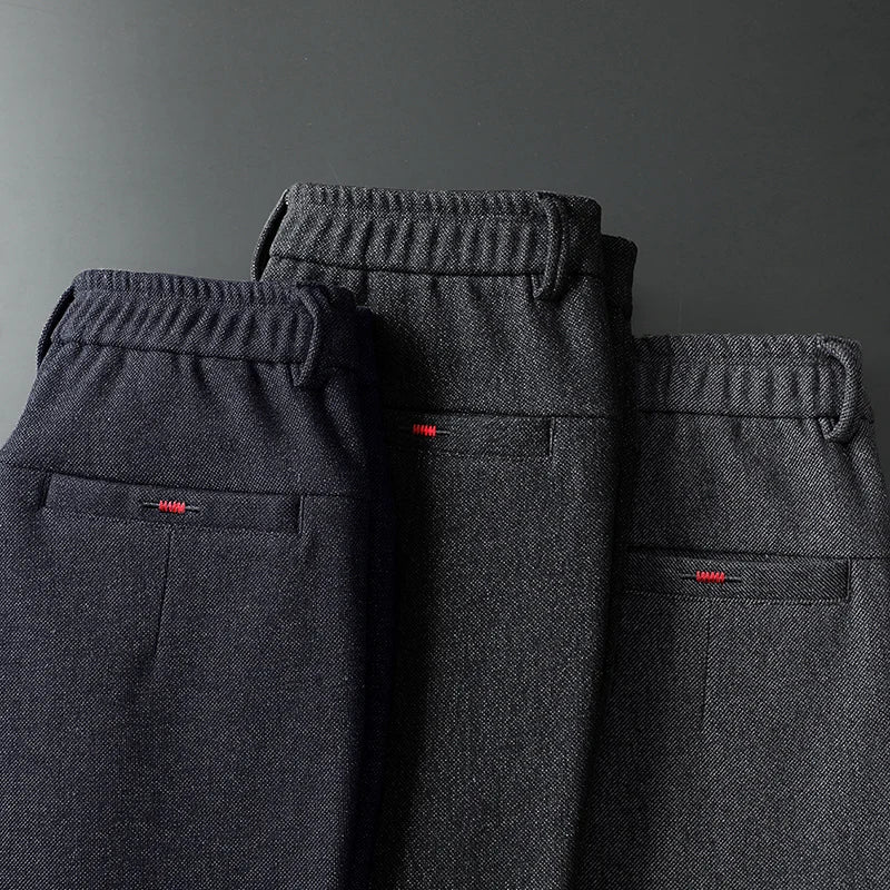 Calça Casual Masculina Slim Outono/Inverno Versátil – BOLDMAN