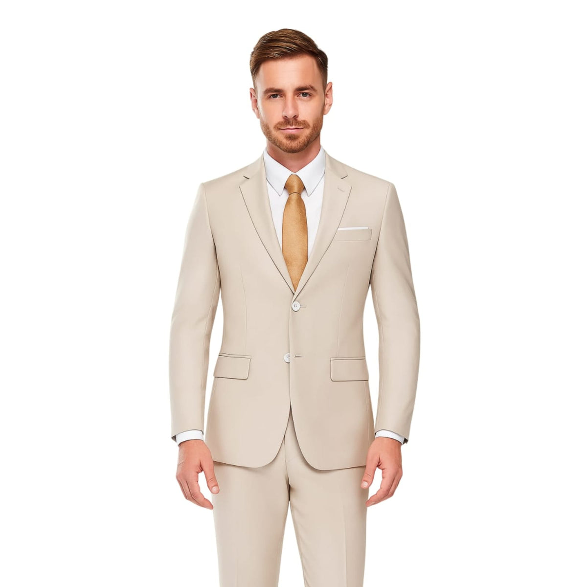 Costume Masculino Cinza Claro Super Slim em Poliviscose | BOLDMAN