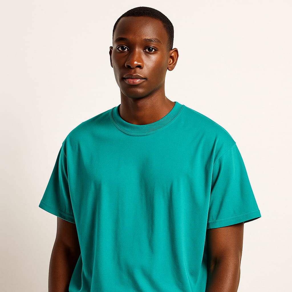 Camiseta Masculina Verde Boldman Dukeen Oversize 100% Algodão Premium