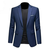 Blazer Masculino Azul Marinho Premium - BOLDMAN