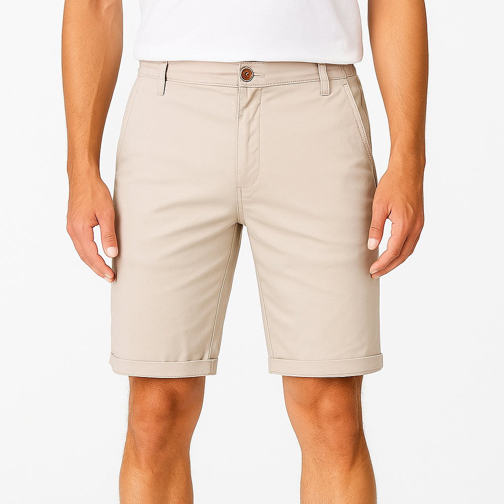 Bermuda Masculina de Sarja | Bolsa Faca Cáque | Bold Man™