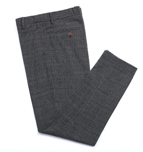 Calça de Terno Masculina Tweed Xadrez Britânico – BOLDMAN