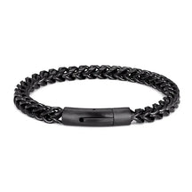 Pulseira Masculina em Aço Inoxidável e Banho de Ouro 18K - BOLDMAN