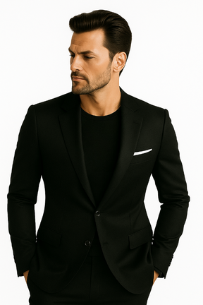 Blazer Masculino Preto Premium - BOLDMAN