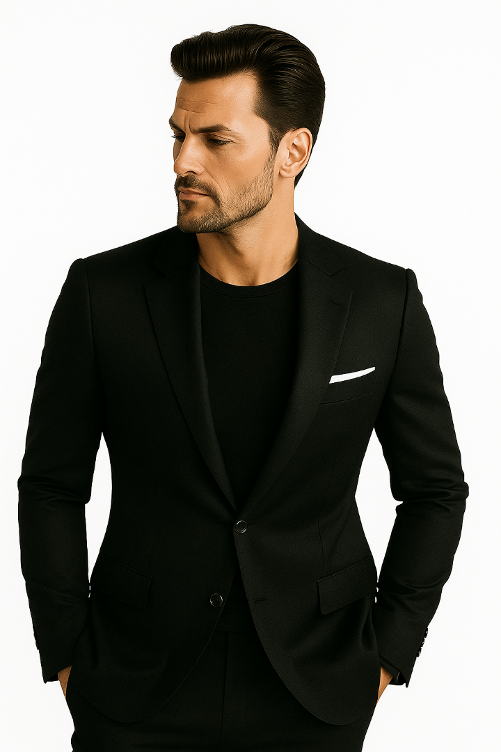 Blazer Masculino Preto Premium - BOLDMAN