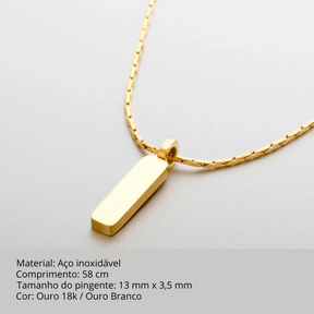 Corrente Masculina em Aço Inoxidável à Prova d'Água - BOLDMAN