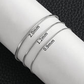 Pulseira Masculina em Aço Inoxidável | Corrente Snake Chain | BOLDMAN