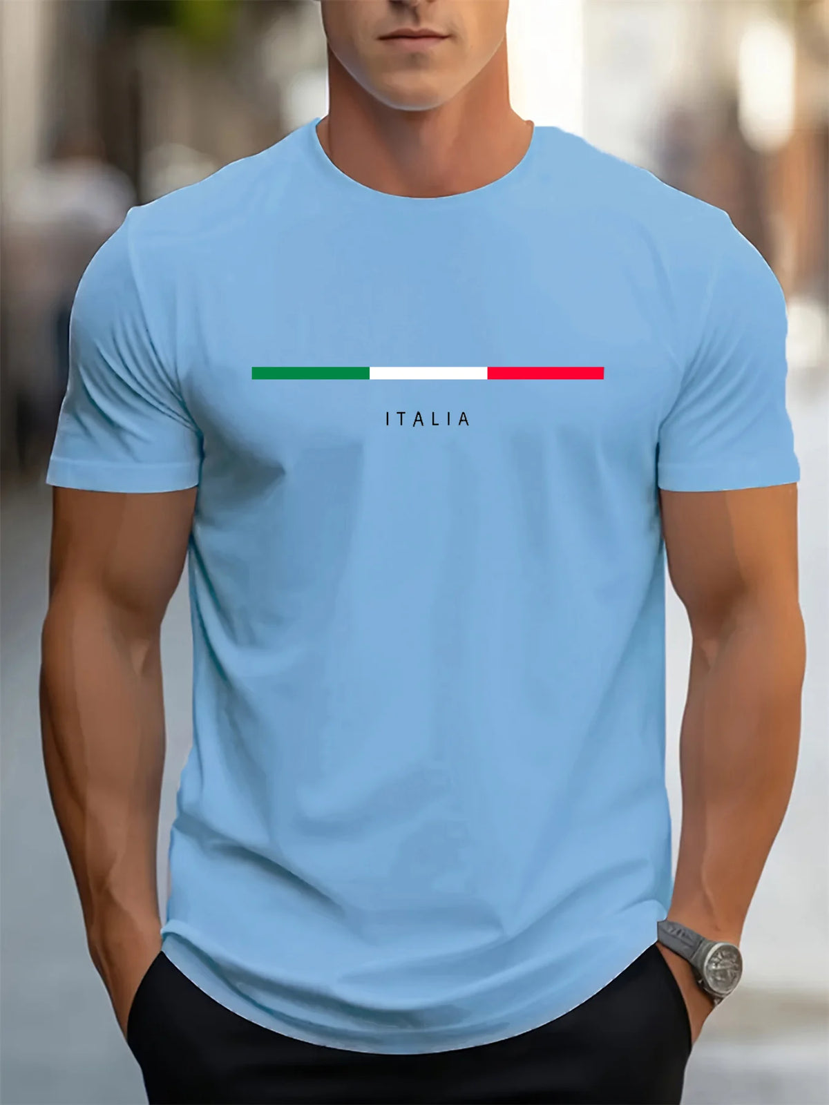 Camiseta Masculina 100% Algodão Italiana Casual Premium - BOLDMAN