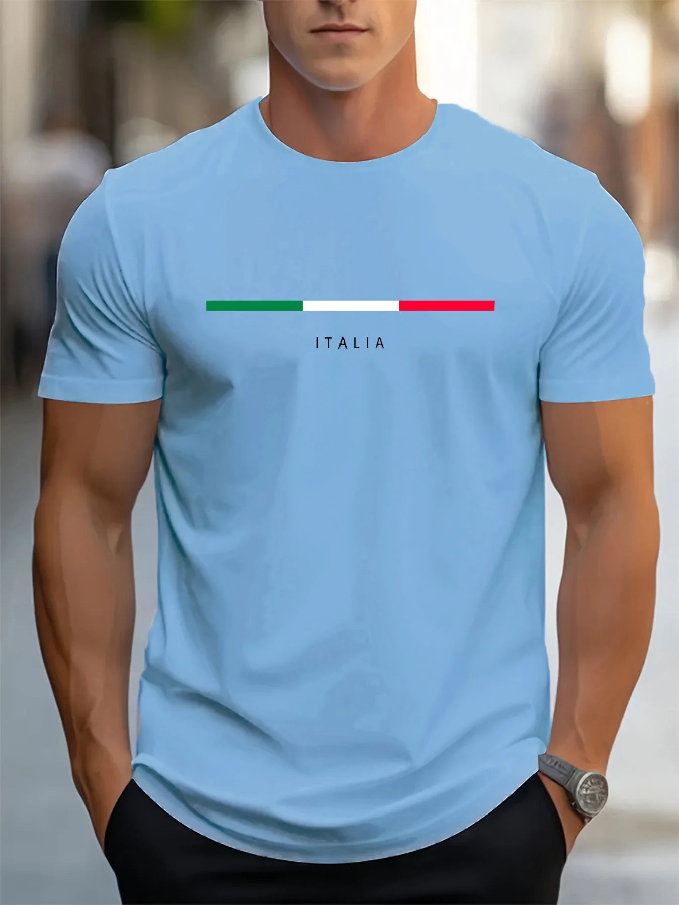 Camiseta Masculina 100% Algodão Italiana Casual Premium - BOLDMAN