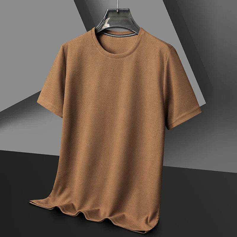 Camiseta Masculina Waffle Premium Verão Slim Fit – BOLDMAN