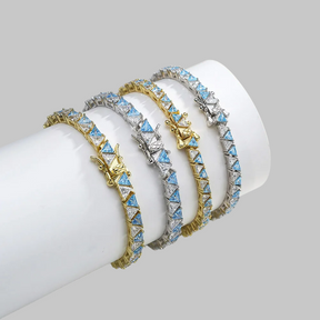 Pulseira Masculina Prata 925 com Zircônia 5A Premium – BOLDMAN