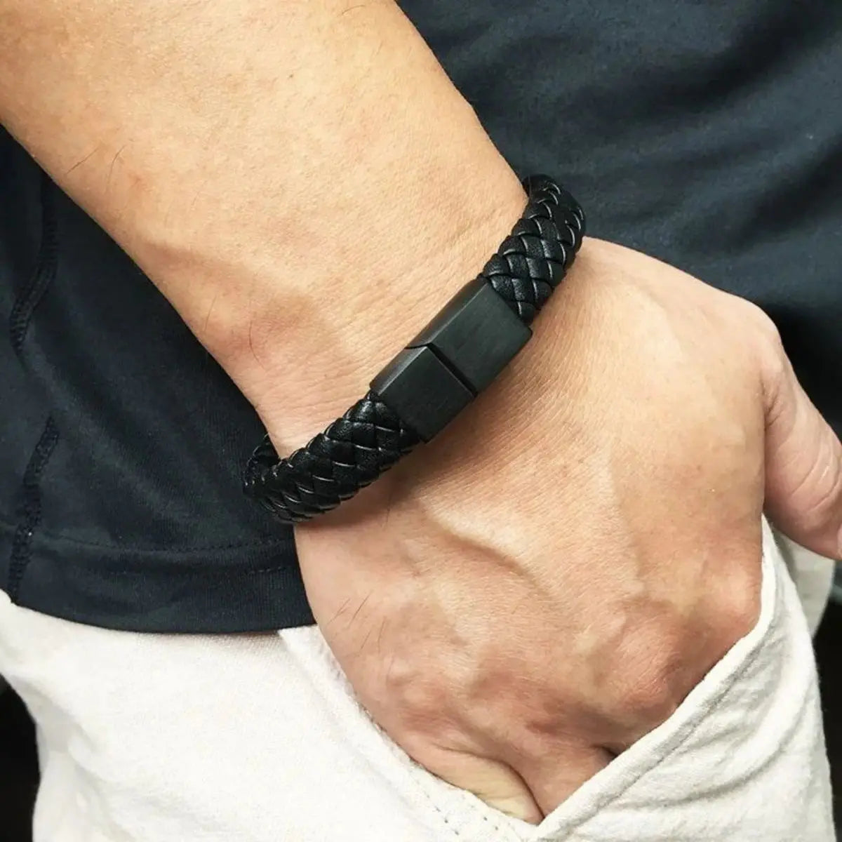 Bracelete Adventure Premium | Couro Encerado e Hardware Nobre | BOLDMAN