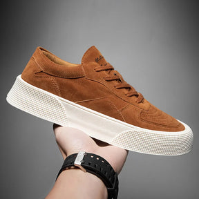 Sneaker Masculino Canvas Castanho | Sola Grossa | Bold Man™