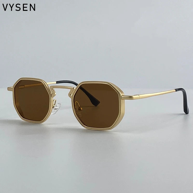 Óculos de Sol Vysen Statement em Metal Masculino| Design Polígono | BOLDMAN