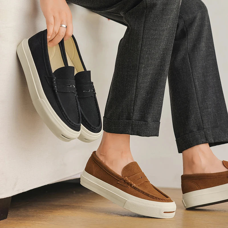Slip On Driver Shoe Artesanal Preto | Feito à Mão em Couro Full-Grain | BOLDMAN