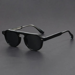 Óculos de Sol em Acetato Premium | Estilo Vintage Masculino | BOLDMAN