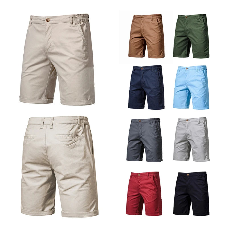 Bermuda Masculina de Sarja | Bolsa Faca Cinza-Claro | Bold Man™