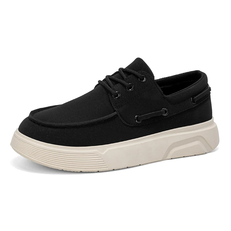 Loafer de Camurça Preto | Elegância Atemporal e Conforto | BOLDMAN
