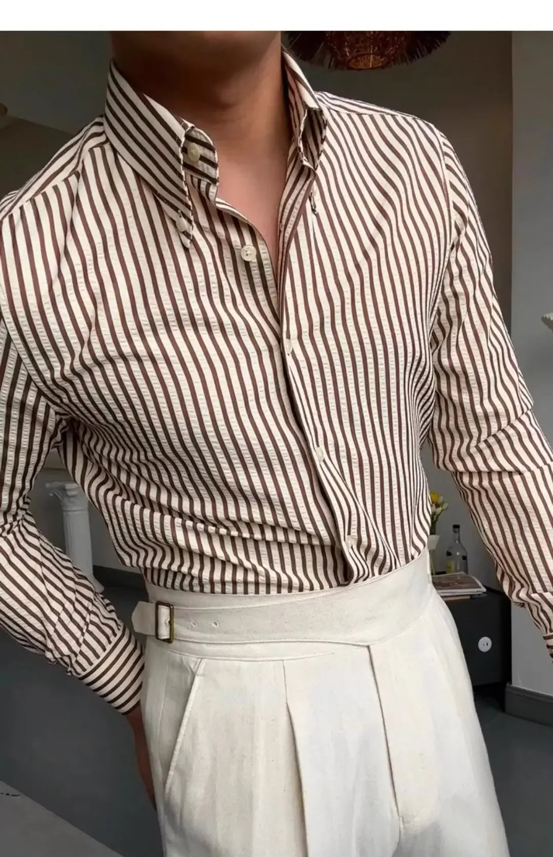 Camisa Manga Longa Letras 2024 — Estilo Japonês Hong Kong Wind - BOLDMAN