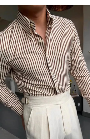 Camisa Manga Longa Letras 2024 — Estilo Japonês Hong Kong Wind - BOLDMAN