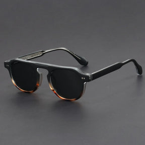 Óculos de Sol em Acetato Premium | Estilo Vintage Masculino | BOLDMAN