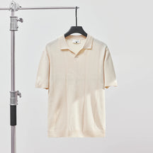 Camiseta Polo Masculina Waffle Slim Fit – Gola V - BOLDMAN