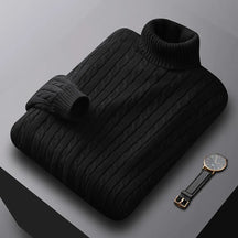 Suéter Masculino Gola Alta Premium – Estilo Inverno BOLDMAN