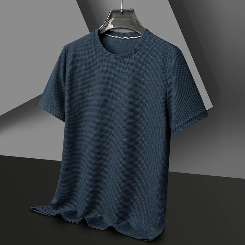 Camiseta Masculina Waffle Premium Verão Slim Fit – BOLDMAN
