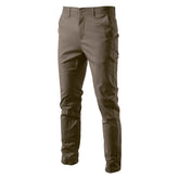 Calça Masculina Marrom Slim Fit Casual de Algodão Premium | BOLDMAN