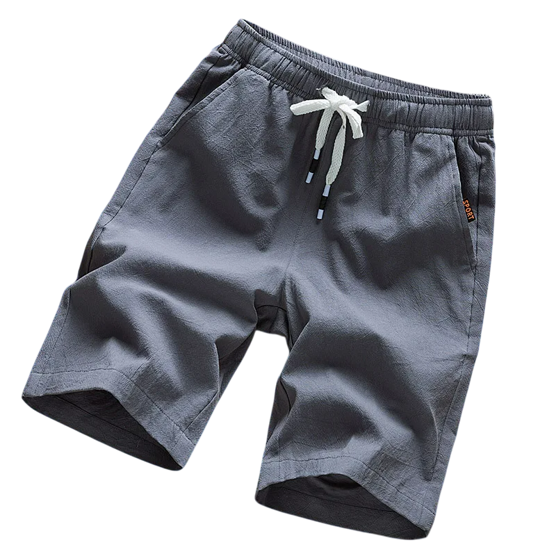 Shorts Masculino Linho Sintético  | Respirável & Solto | Bold Man™