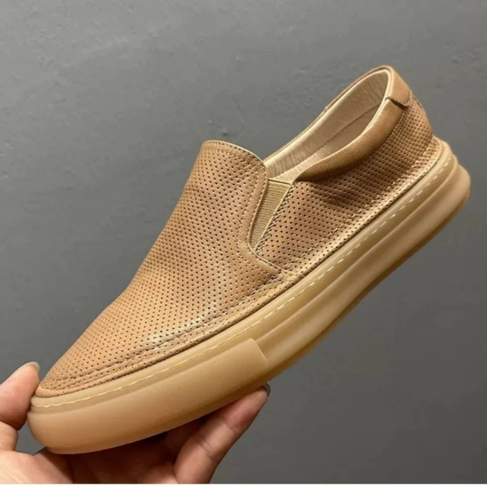 Sapato Masculino de Couro Genuíno e Antiderrapante - BOLDMAN