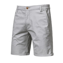 Bermuda Masculina de Sarja | Bolso Faca Cinza-Claro | Bold Man™