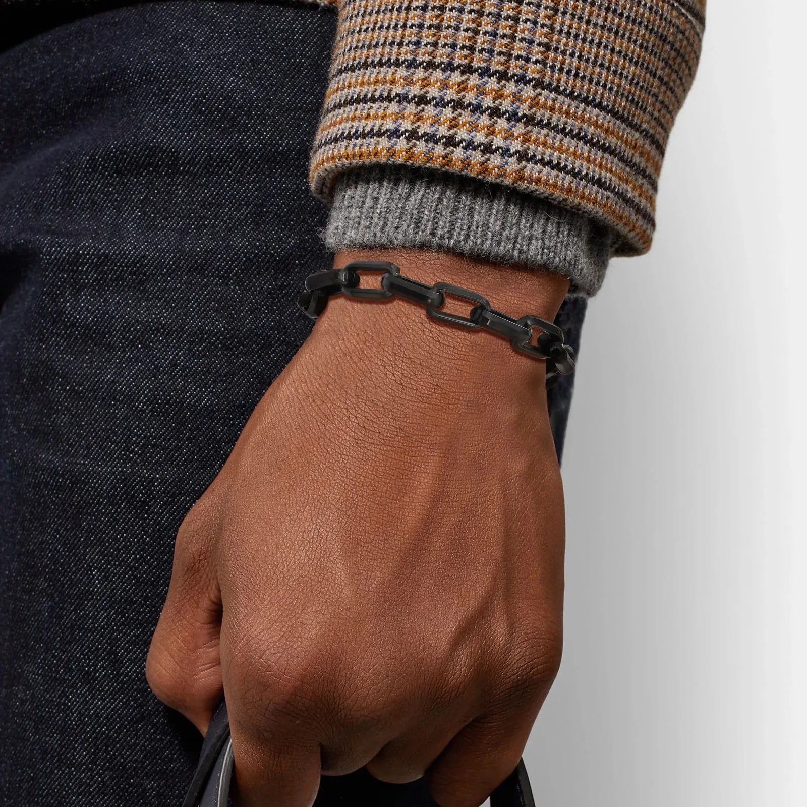 Pulseira Masculina em Aço Inoxidável Dourado - BOLDMAN