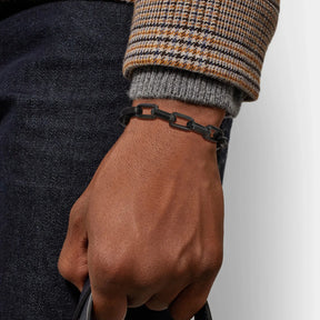 Pulseira Masculina em Aço Inoxidável Dourado - BOLDMAN