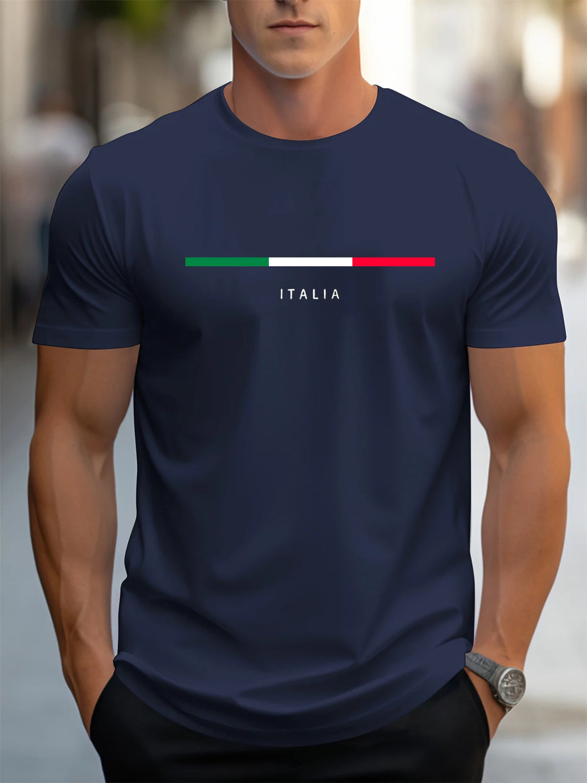 Camiseta Masculina 100% Algodão Italiana Casual Premium - BOLDMAN